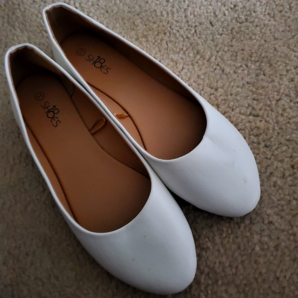 Ballet Flats White